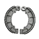 Balatas Tambor 343 Honda TRX500 VT750 VT1100 Shadow Trasera