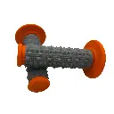 Puños Univ Cross Gris/Naranja