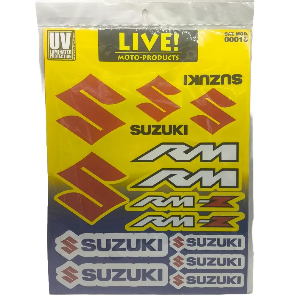 Planilla Calcomanias Grande