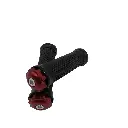 Puños Univ Tapa Alum Engr Rojo