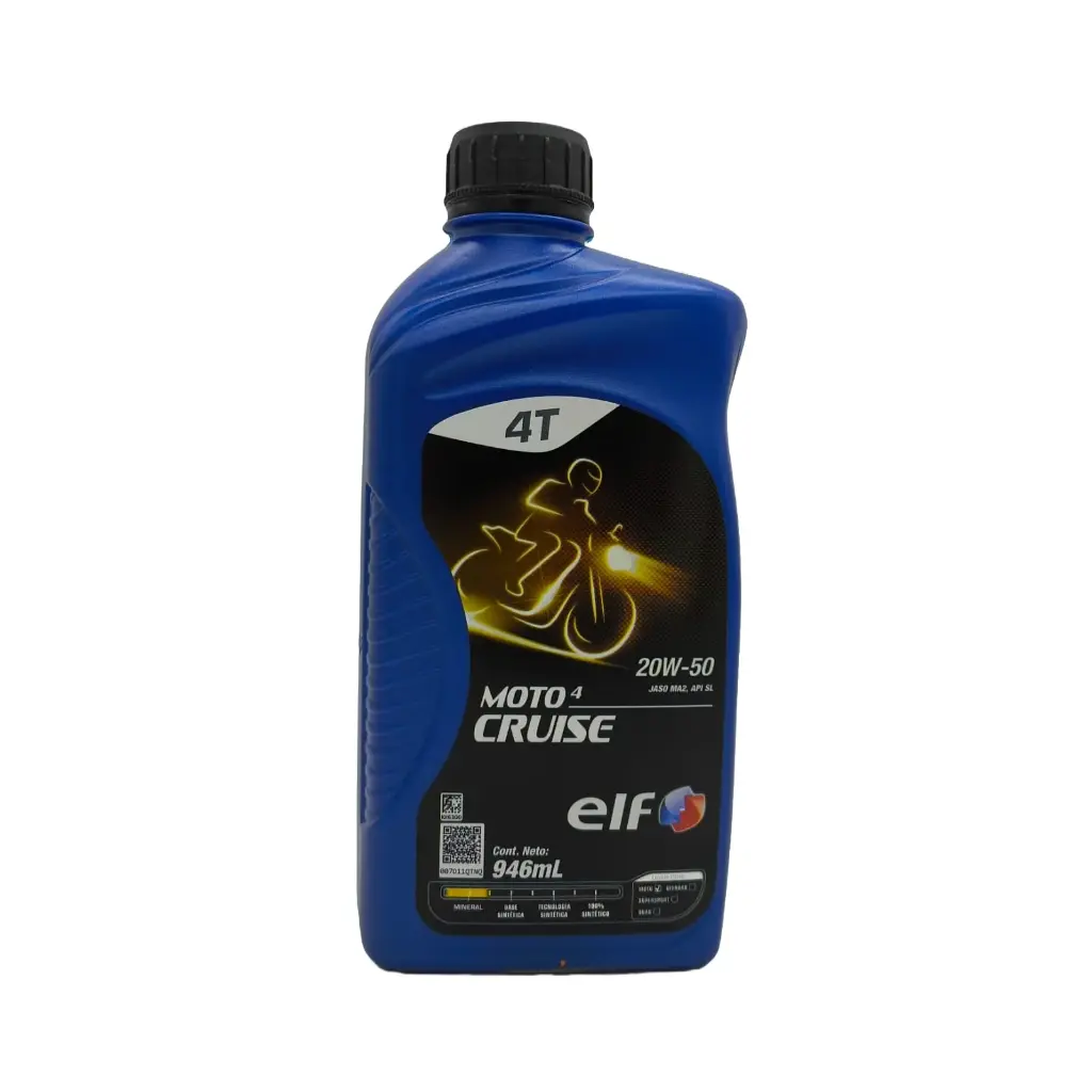 Aceite Elf Moto 4 Cruise 20w50 Mineral