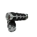 Puños Cromados Negro 1" Pulgada