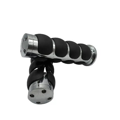 [PU-UN-009] Puños 7/8 Chopper Cromados Metalicos Bufalo