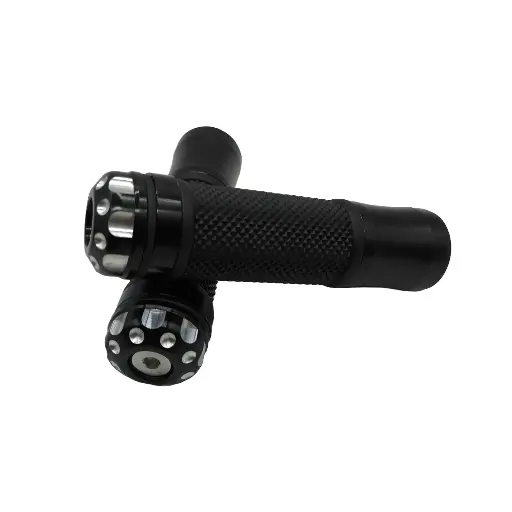 [PU-UN-014] Puños Anodizado Negro Revolver