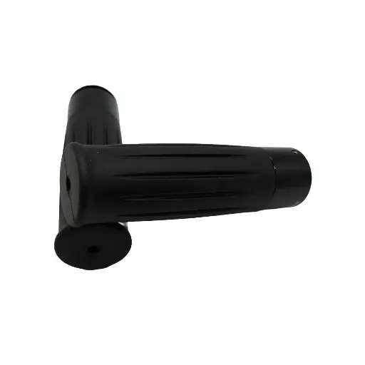 [PU-UN-022] Puños Anodizado Negro Hule